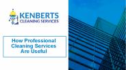 How Professional Cleaning Services Are Useful