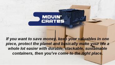Box Rental in Dallas - Movin Crates