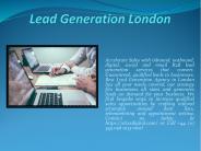 Lead Generation Services London