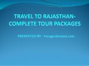 Voyage au rajasthan