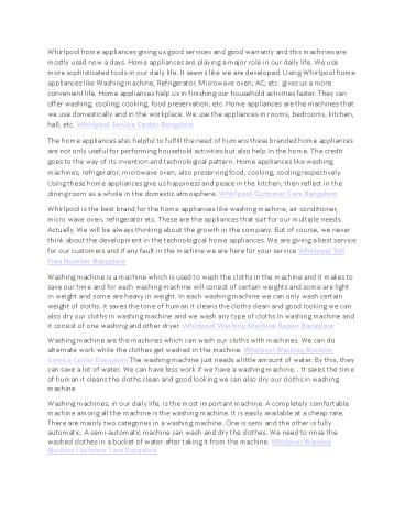 Home Appliances Service Center