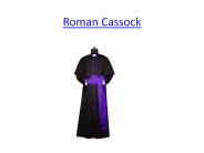Roman cassock