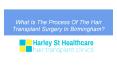 What Is The Process Of The Hair Transplant Surgery In Birmingham? PowerPoint PPT Presentation