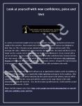 Look at yourself with new confidence, poise and love PowerPoint PPT Presentation
