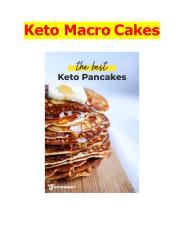 Keto Macro Cakes PowerPoint PPT Presentation