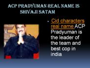 CID characters real name