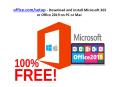 Office Setup - Download and install Microsoft 365 or Office 2019 on PC or Mac PowerPoint PPT Presentation
