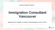 Immigration Consultant Vancouver – Regulated by the ICCRC