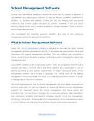 School  Management Software