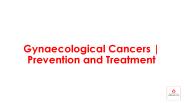 Gynecological Cancers | Prevention and Treatment