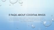 Designer Cocktail Rings for Women