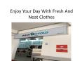 Enjoy Your Day With Fresh And Neat Clothes PowerPoint PPT Presentation