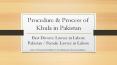 Khula Procedure & Process in Pakistan - Get Complete Guide About Khula Pakistani Law PowerPoint PPT Presentation