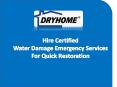 Hire Certified Water Damage Emergency Services For Quick Restoration PowerPoint PPT Presentation