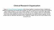 Clinical Research Organization  - Genpro Research