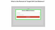 What is the Reward of Target Gift Card Balance?