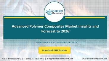 Advanced Polymer Composites Market Insights and Forecast to 2026