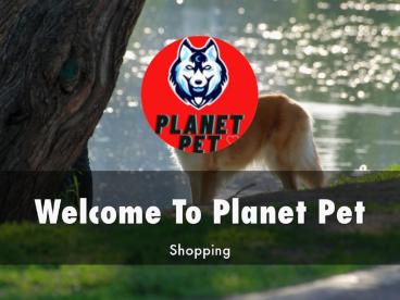 Planetpet Presentation