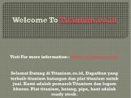 harga titanium batangan