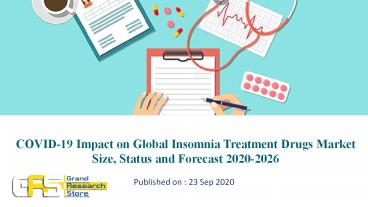 COVID-19 Impact on Global Insomnia Treatment Drugs Market Size, Status and Forecast 2020-2026