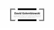 David Golembiowski (New York) - Highly Capable Professional