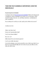 Why needTax preparation Scottsdale