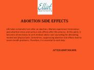 Afterabortion.org- Abortion Side Effects