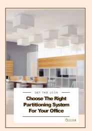 Choose The Right Partitioning System For Your Office