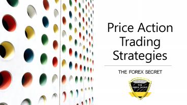 Price action trading strategies