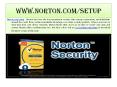 Norton.com/setup - Download, Install & Setup PowerPoint PPT Presentation