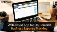 Web-Based App for On-Demand Business Expense Tracking