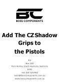 Is it essential to add the CZ Shadow grips to the pistols? PowerPoint PPT Presentation