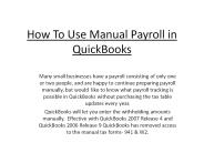 How to setup Intuit Payroll in QuickBooks Desktop 2020