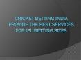 IPL: THE GREATEST CRICKET TOURNAMENT IN THE WORLD (1) PowerPoint PPT Presentation