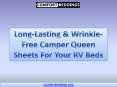 Long-Lasting & Wrinkle-Free Camper Queen Sheets For Your RV Beds PowerPoint PPT Presentation