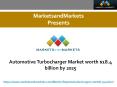 Automotive Turbocharger Market worth $18.4 billion by 2025 PowerPoint PPT Presentation