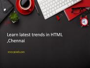 HTML COURSE IN CHENNAI