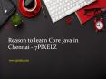 Core java course in chennai PowerPoint PPT Presentation