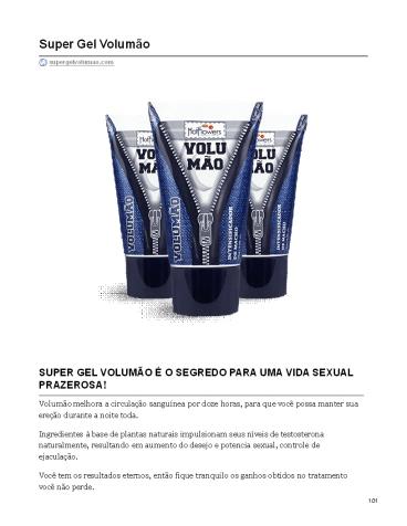 Super Gel Volumão Funciona ?