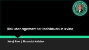 Risk Management for Individuals in Irvine