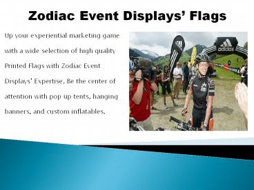 High Quality Printed Flags Online Store | Zodiac Event Displays