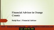 Financial Advisor in Orange County