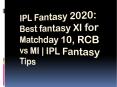 IPL Fantasy 2020: Best fantasy XI for Matchday | Free Cricket Betting Tips (1) PowerPoint PPT Presentation