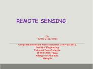 Remote Sensing