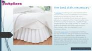 Are bed skirts necessary?