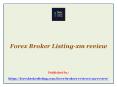 Forex Broker Listing-xm review PowerPoint PPT Presentation