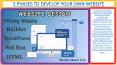 5 PHASES TO DEVELOP YOUR OWN WEBSITE PowerPoint PPT Presentation