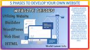 5 PHASES TO DEVELOP YOUR OWN WEBSITE