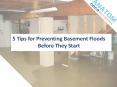 5 Tips for Preventing Basement Floods Before They Start, Anatom Restoration PowerPoint PPT Presentation