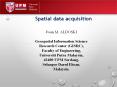 Spatial Data acquisition PowerPoint PPT Presentation